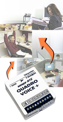 коммутаторы и микро-АТС серии Quadro